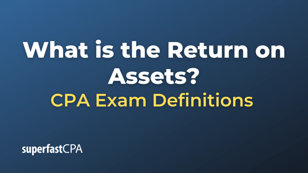 Return on Assets