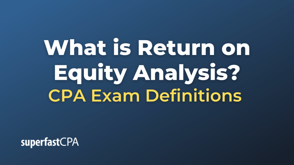 Return on Equity Analysis
