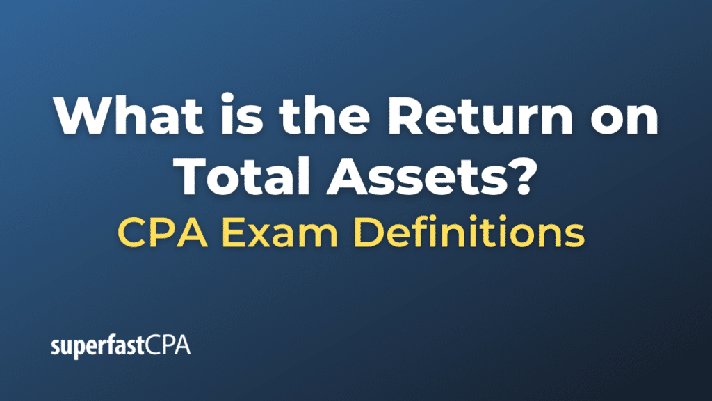 Return on Total Assets