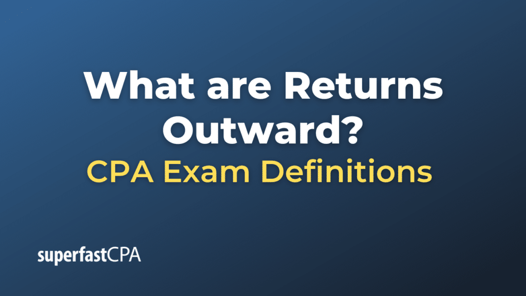 Returns Outward
