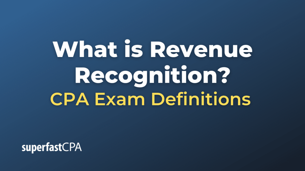 Revenue Recognition