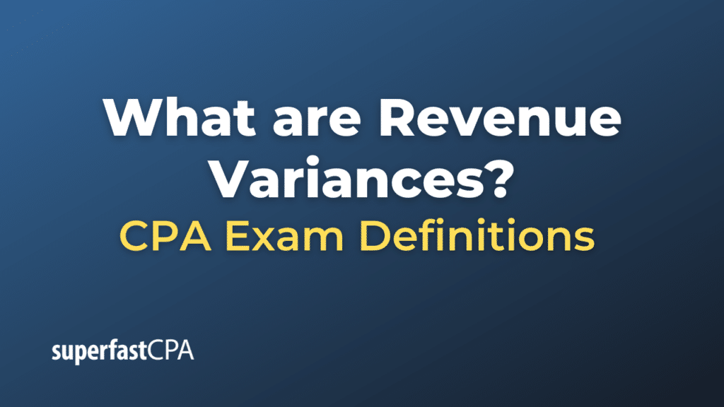 Revenue Variances