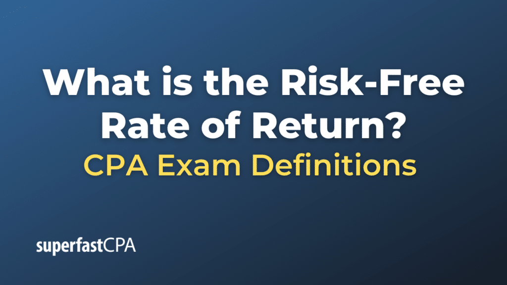 Risk-Free Rate of Return