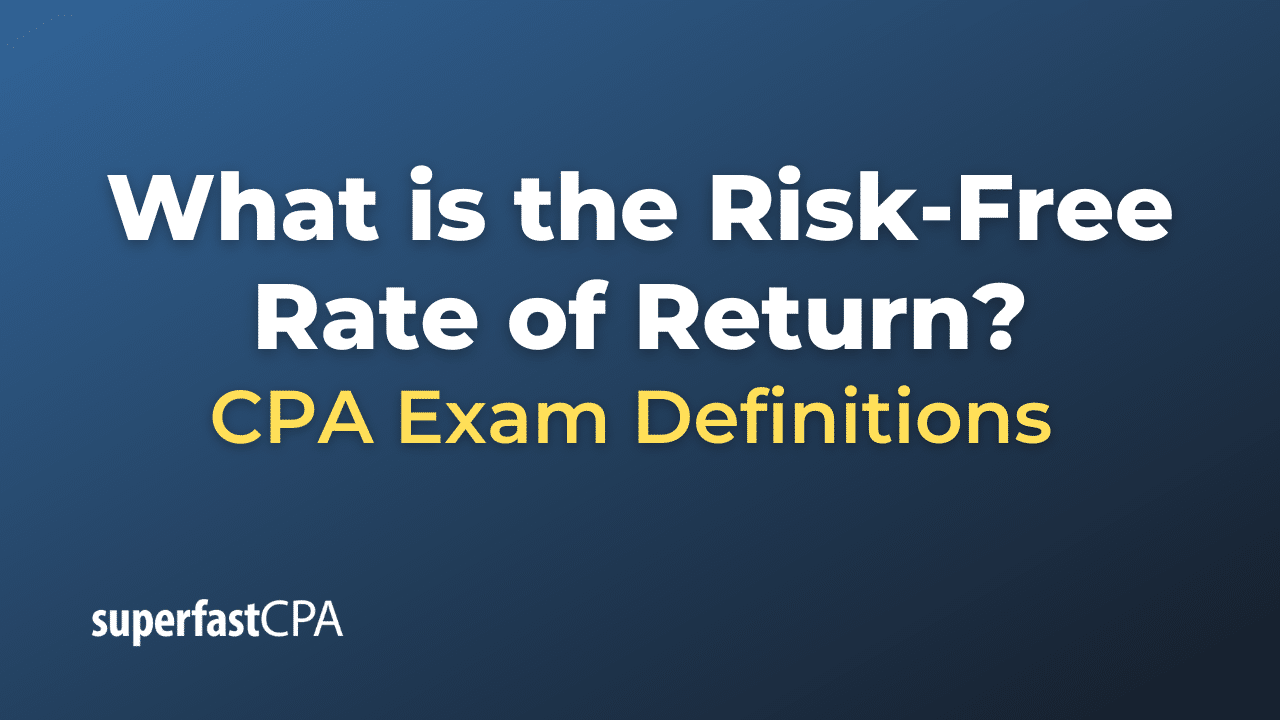 What is the RiskFree Rate of Return?
