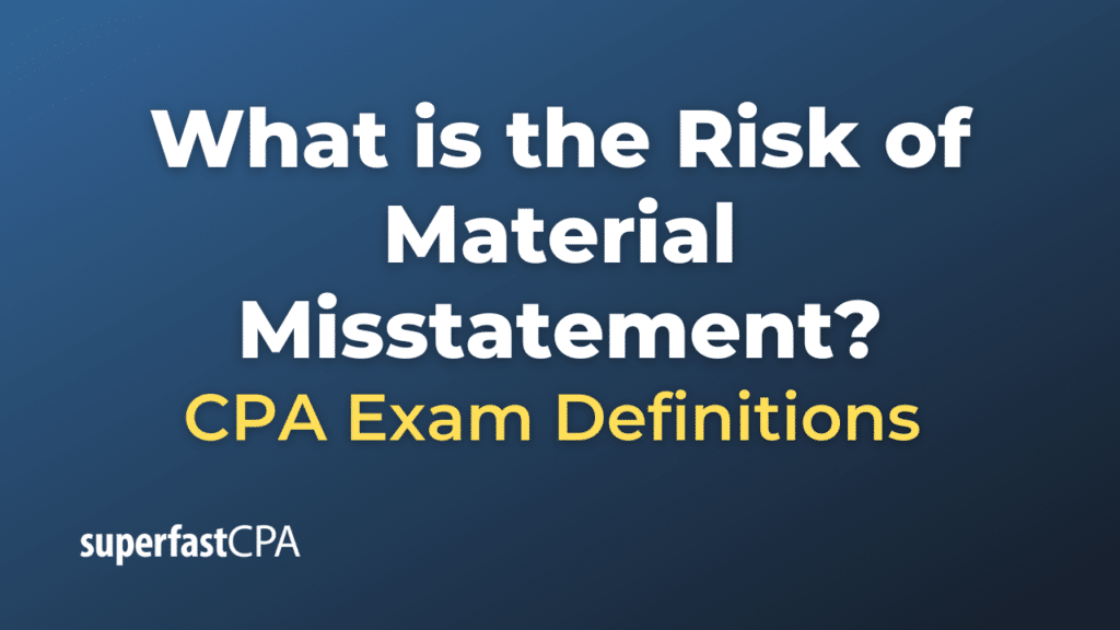 Risk of Material Misstatement