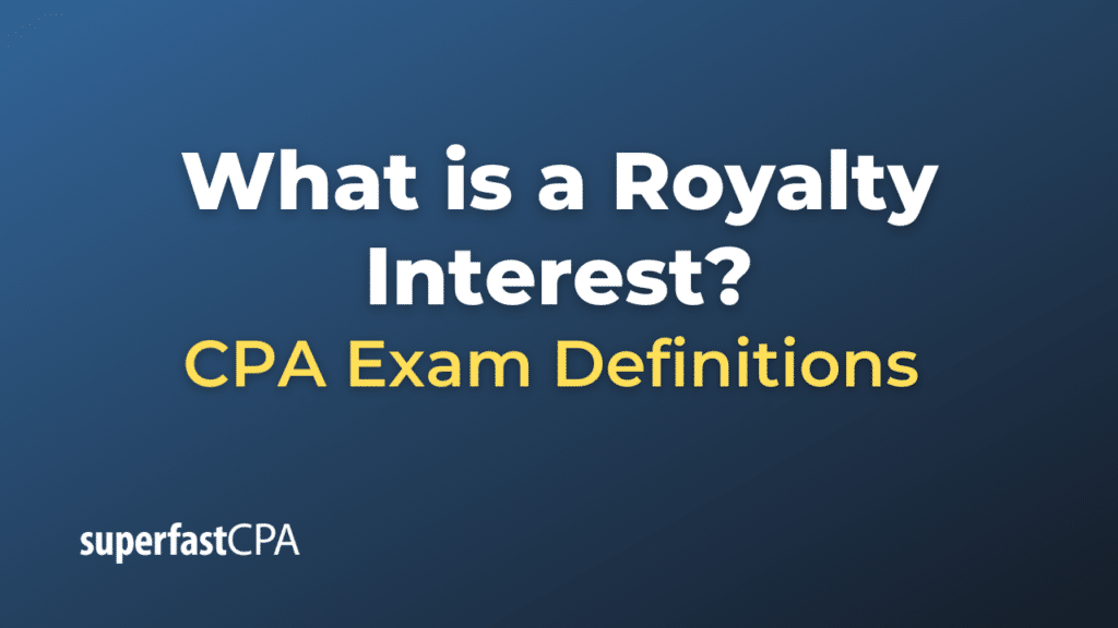 Royalty Interest