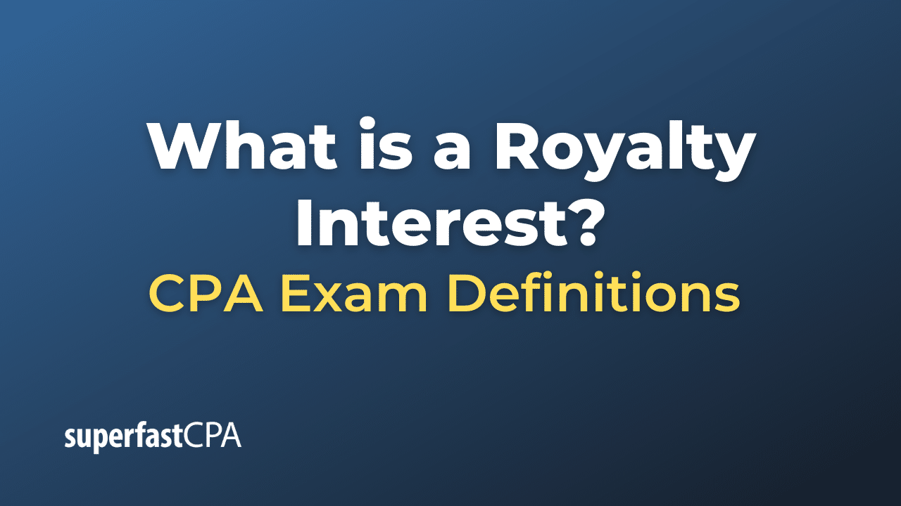 Royalty Interest