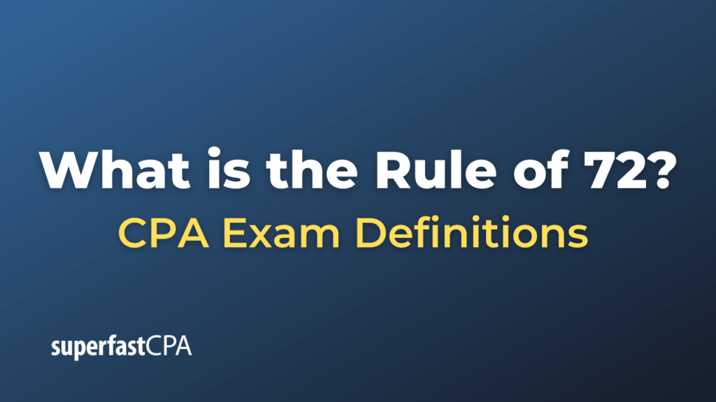 Rule of 72