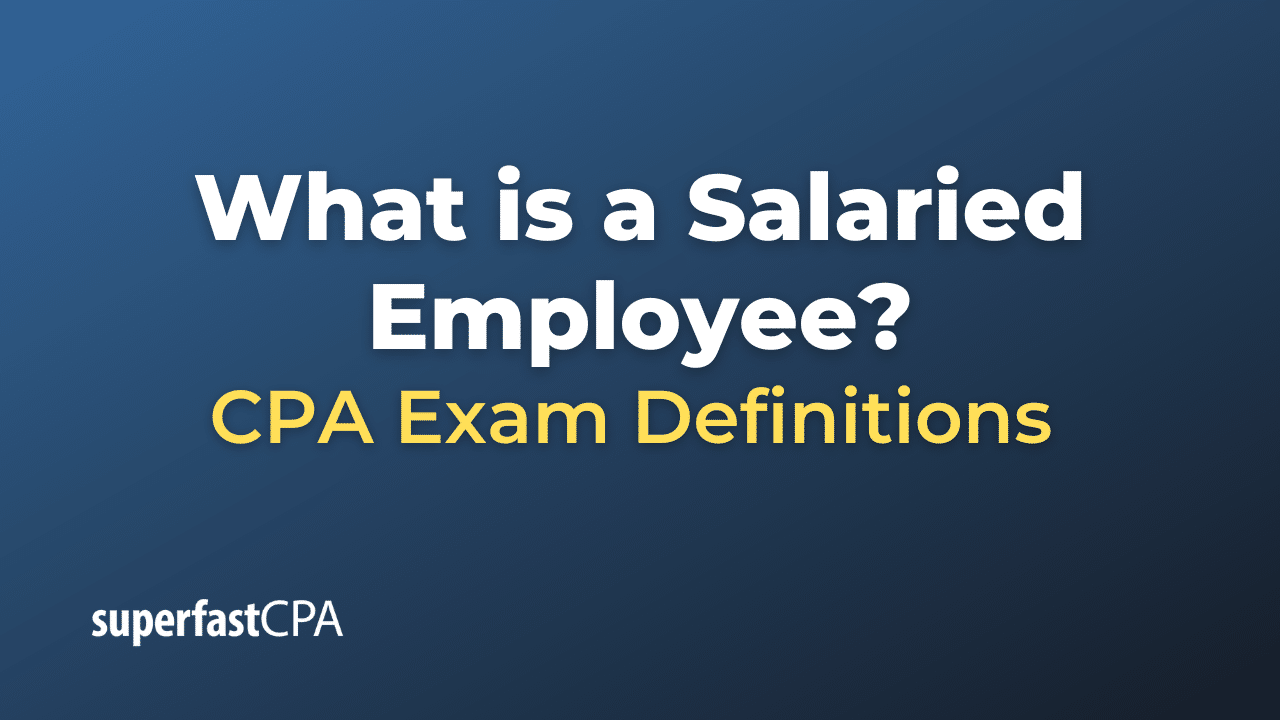 Salaried Employee