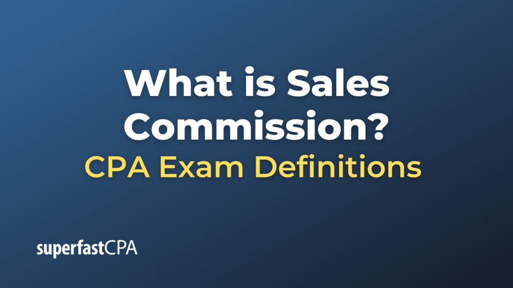 Sales Commission