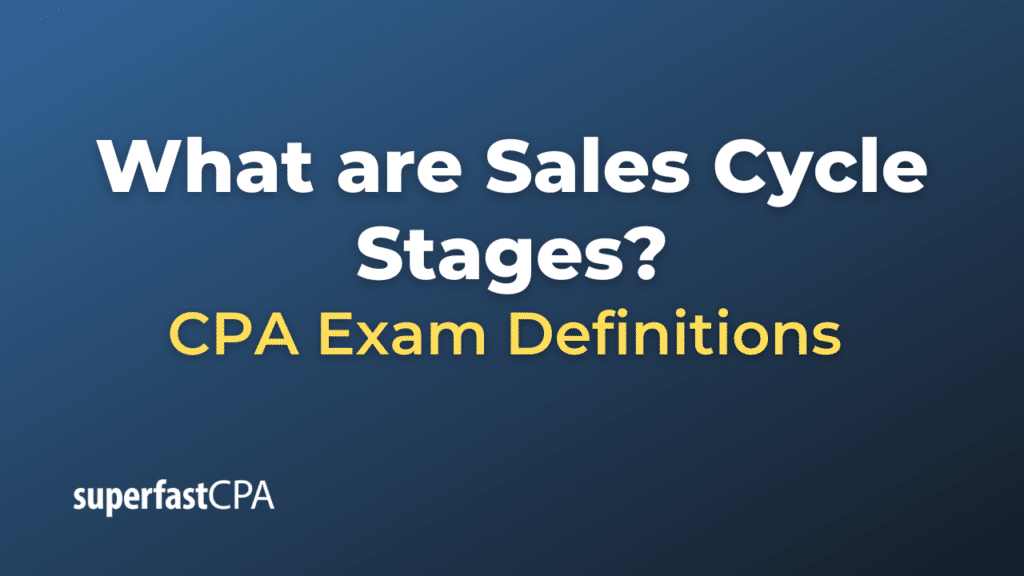 Sales Cycle Stages
