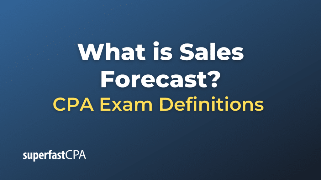 Sales Forecast