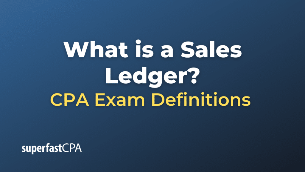 Sales Ledger