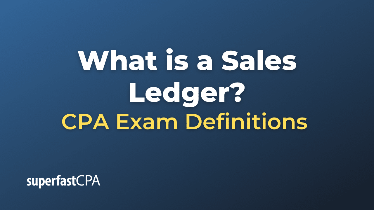 Sales Ledger