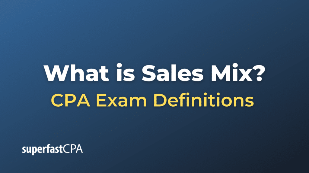 Sales Mix