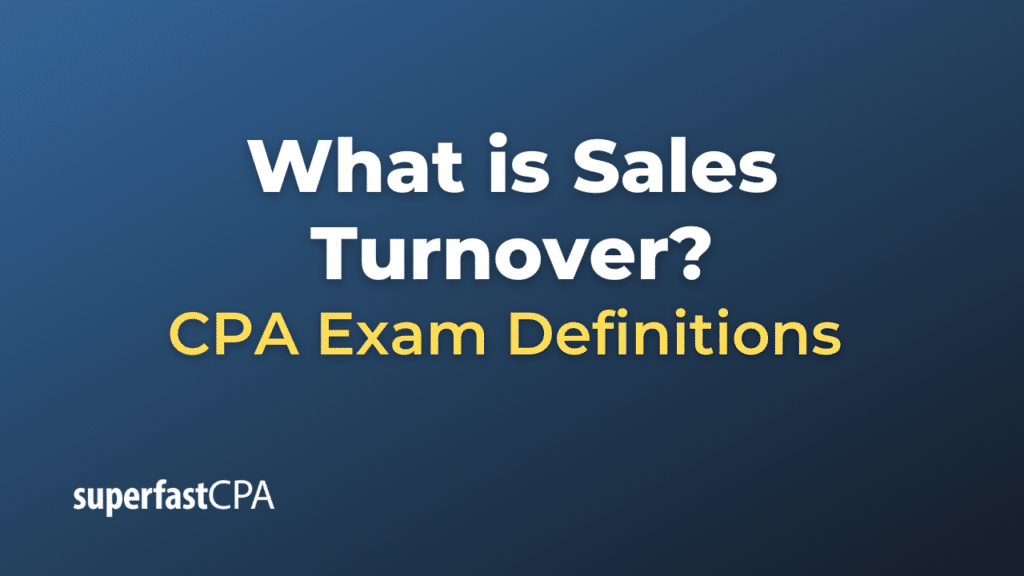 Sales Turnover