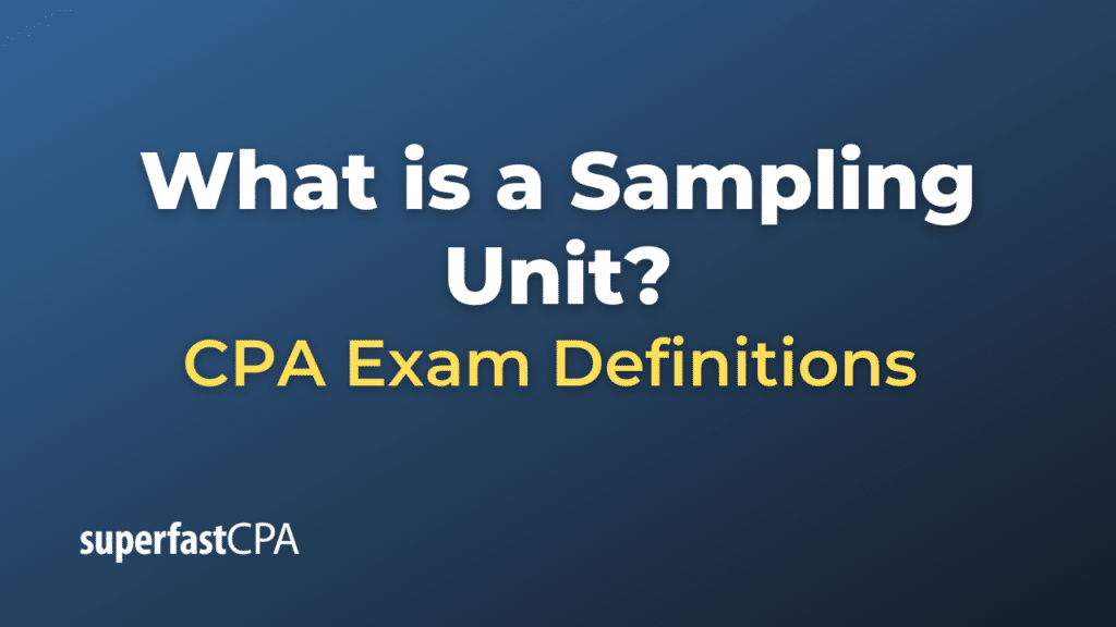 Sampling Unit