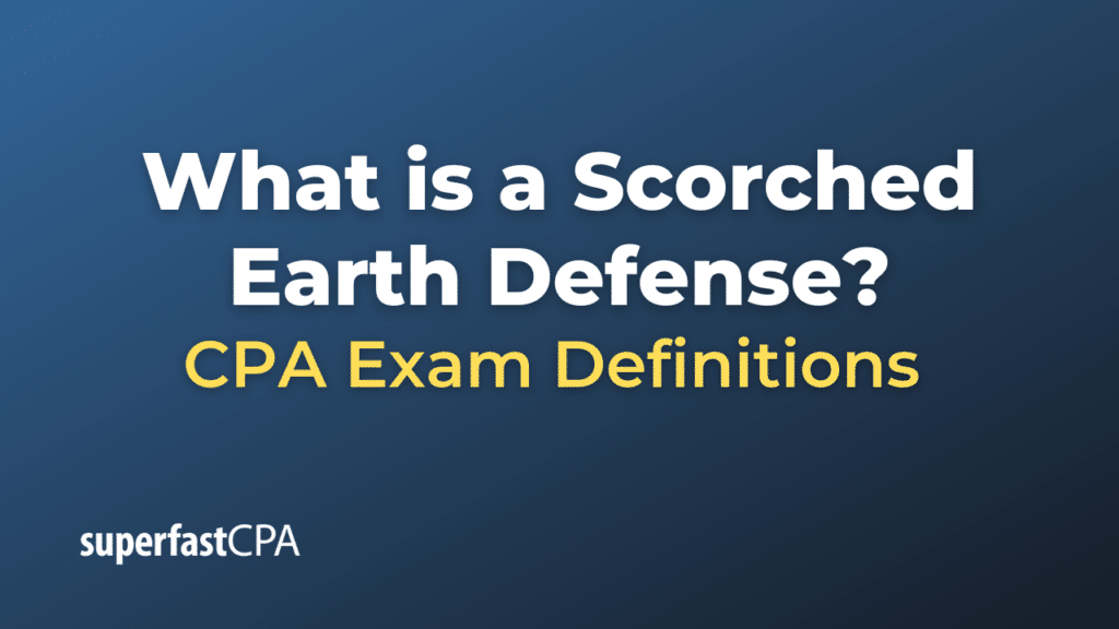 Scorched Earth Defense