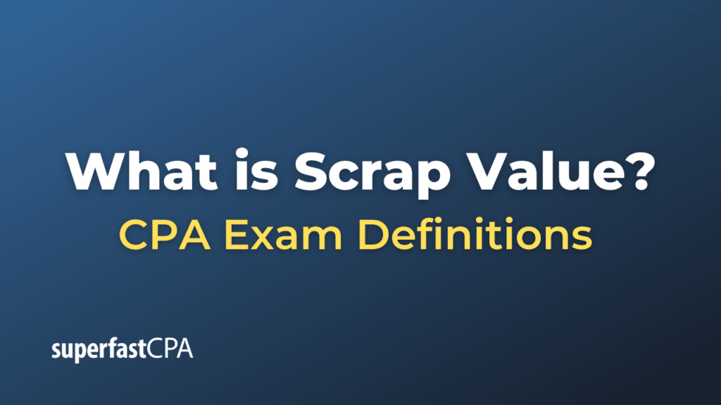 Scrap Value