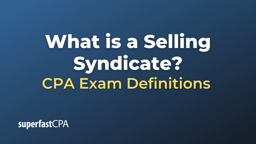 Selling Syndicate