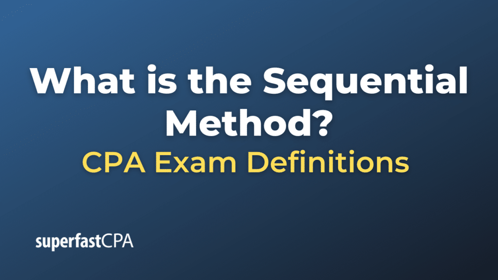 Sequential Method
