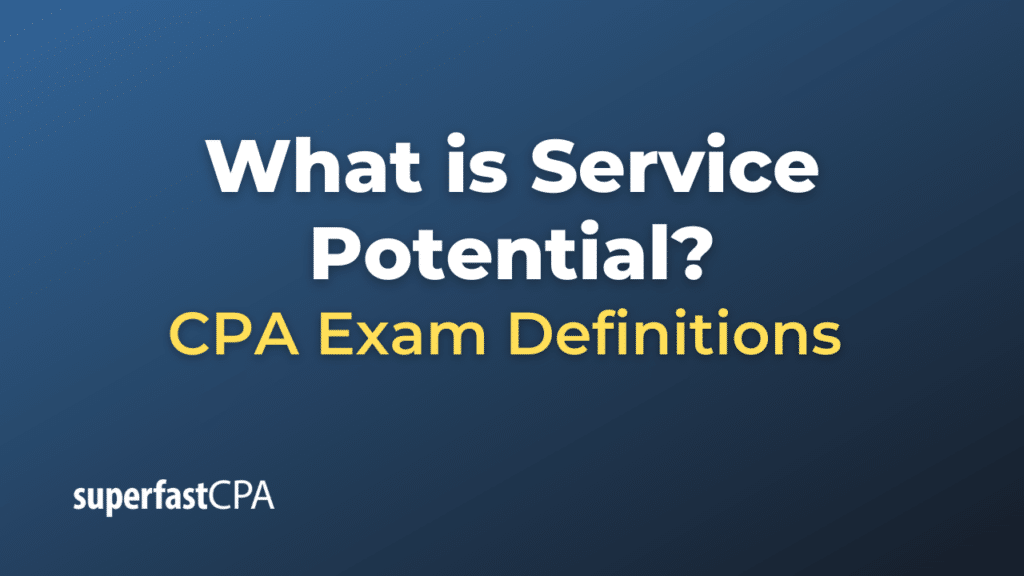 Service Potential