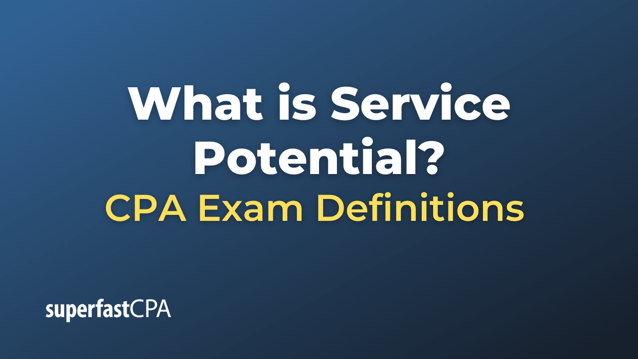 Service Potential