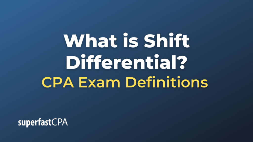 Shift Differential