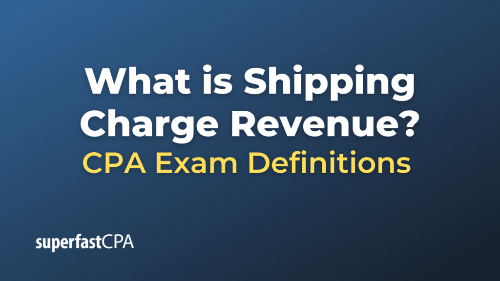 Shipping Charge Revenue