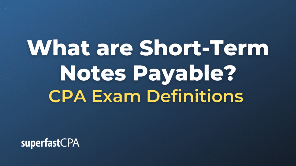 Short-Term Notes Payable