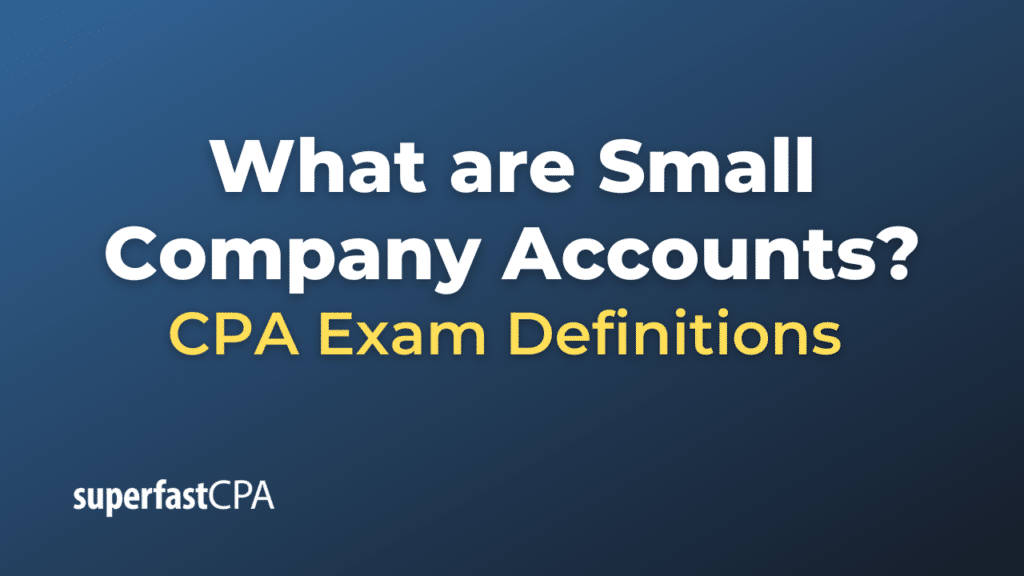 Small Company Accounts