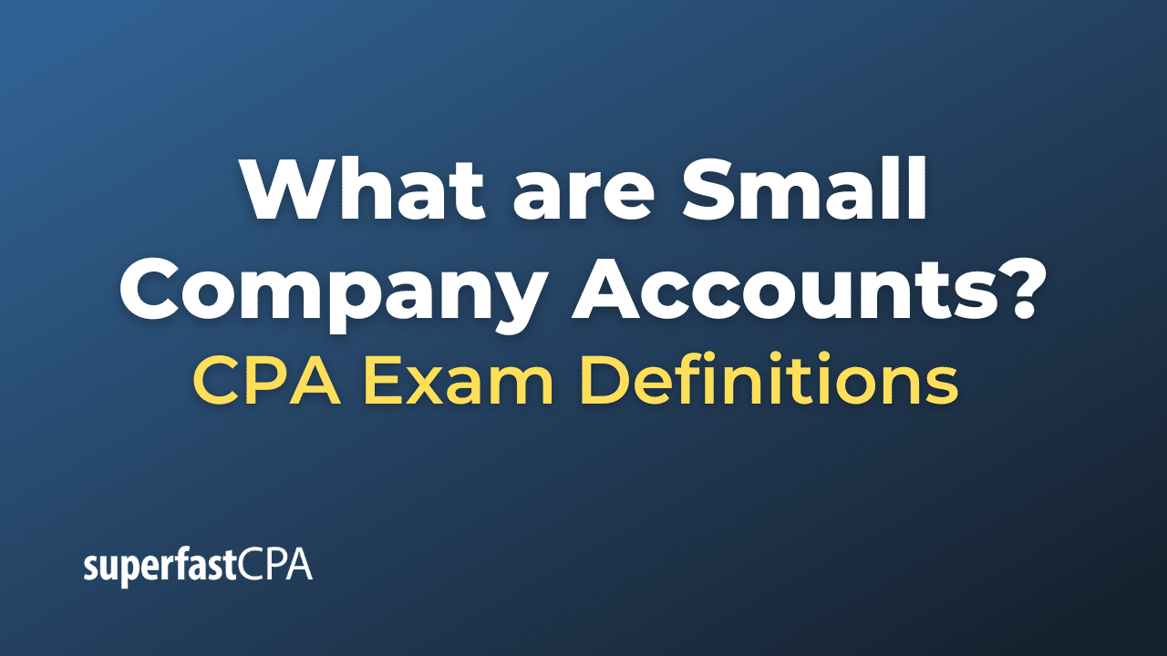 Small Company Accounts