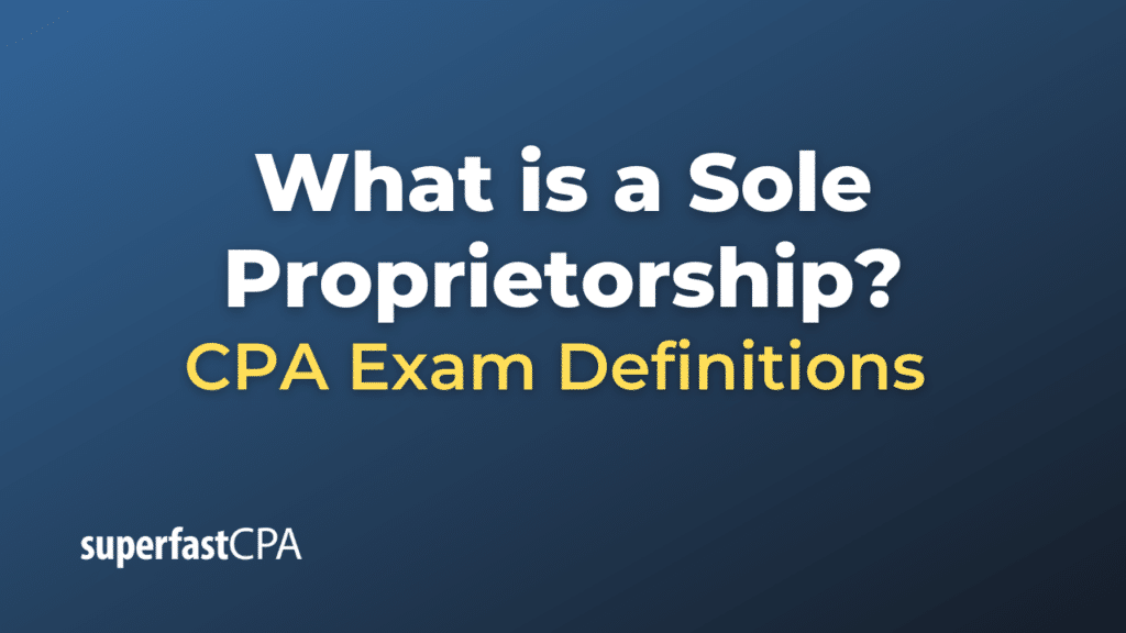 Sole Proprietorship