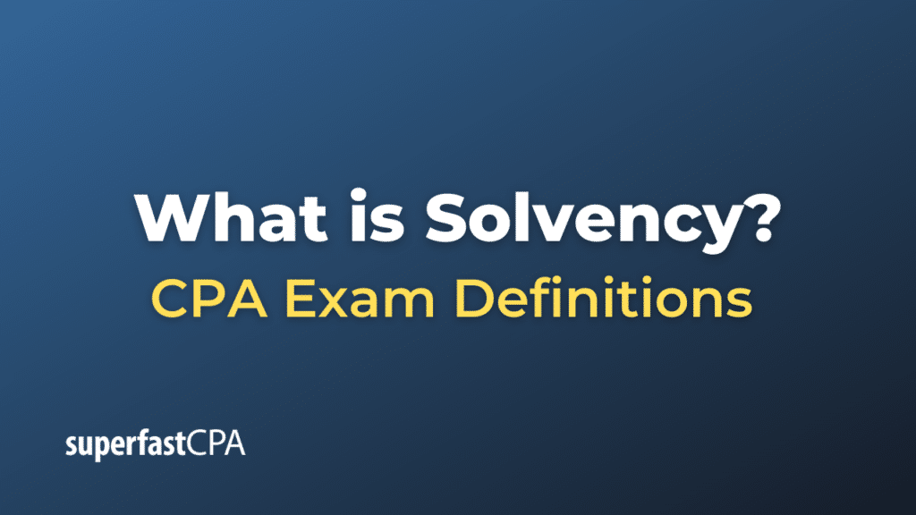 Solvency