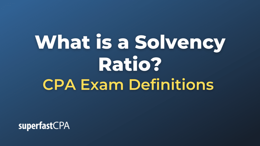 Solvency Ratio