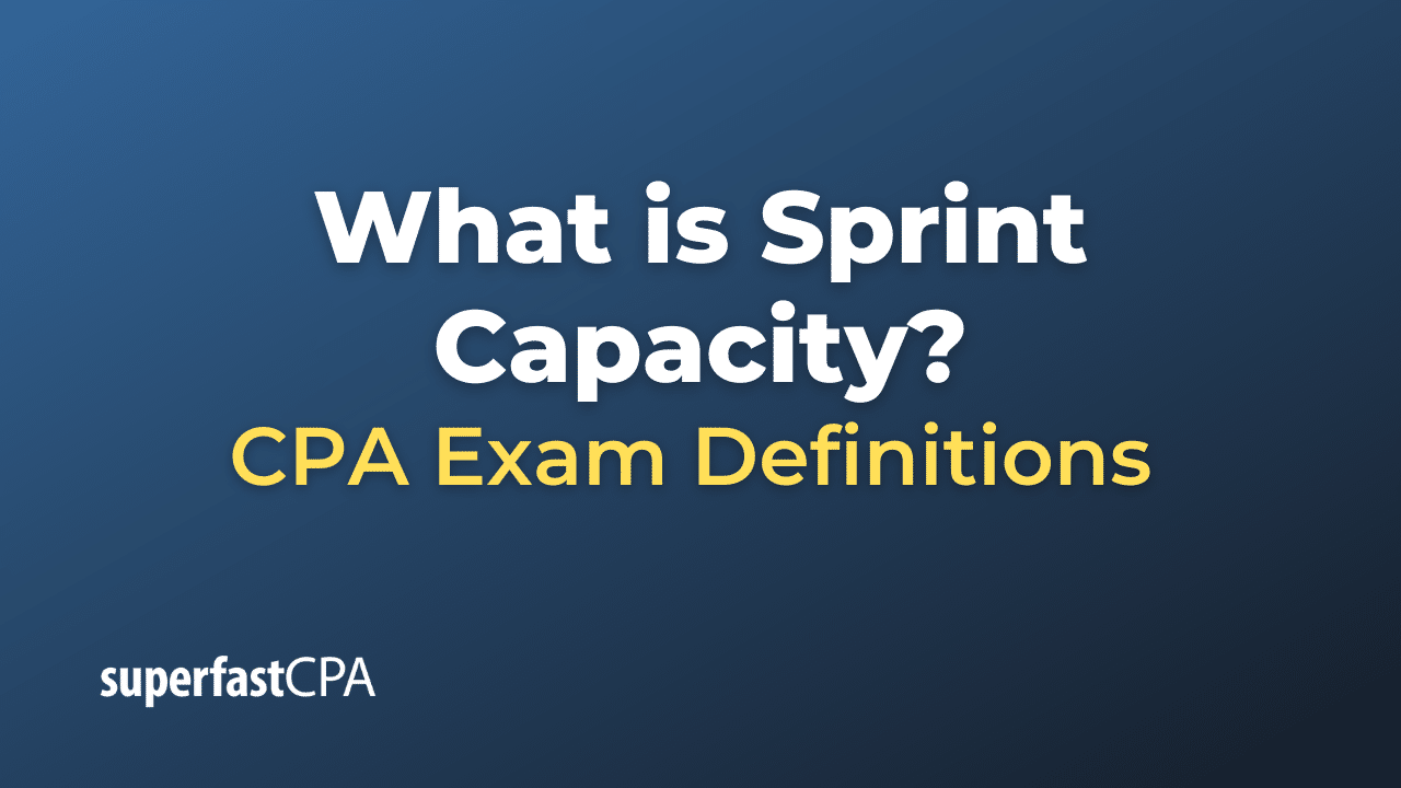 What is Sprint Capacity?