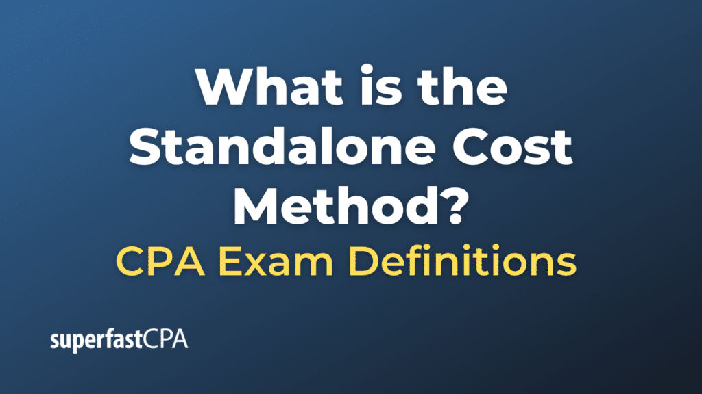 Standalone Cost Method