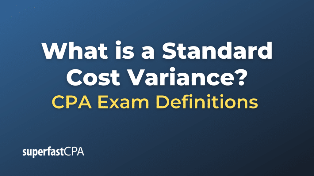 Standard Cost Variance