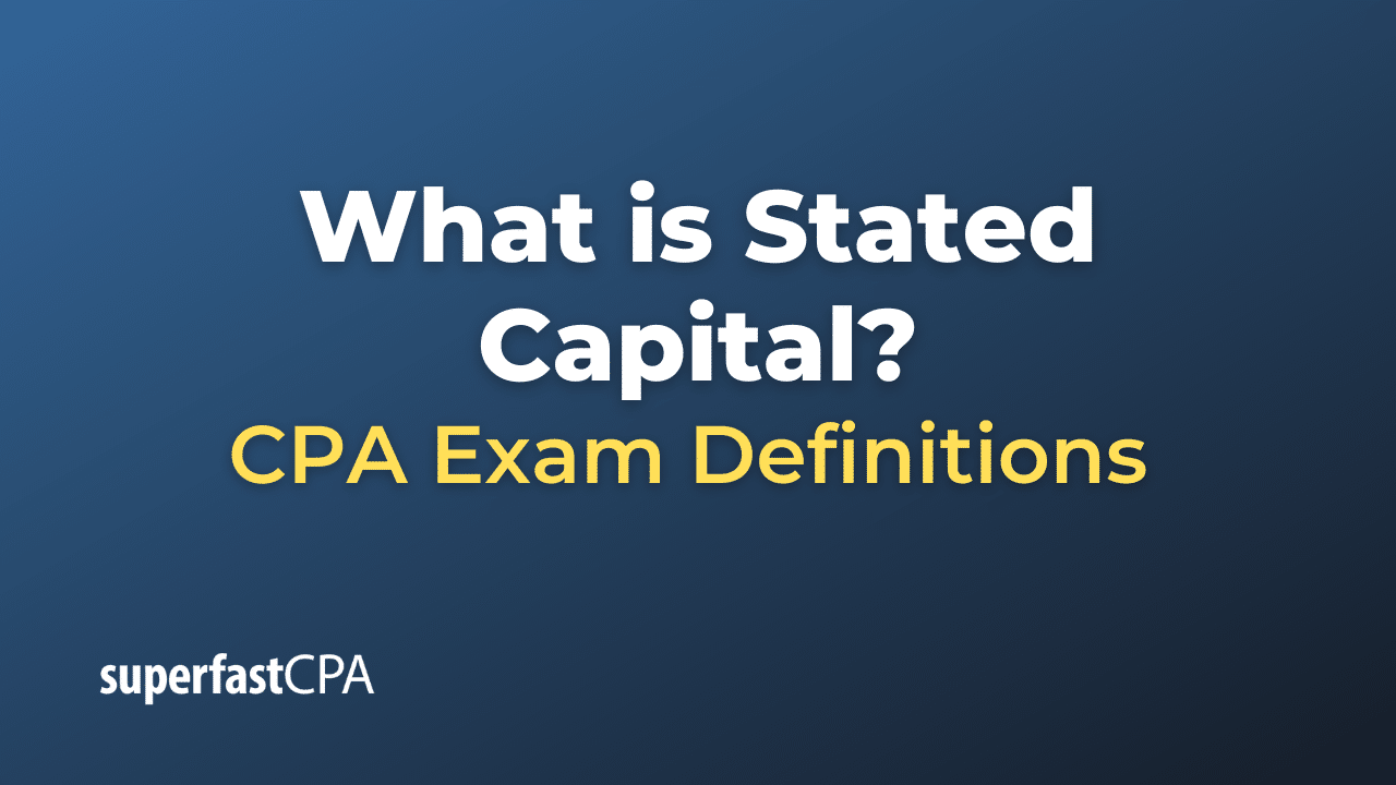 Stated Capital