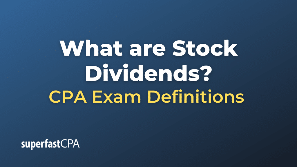 Stock Dividends