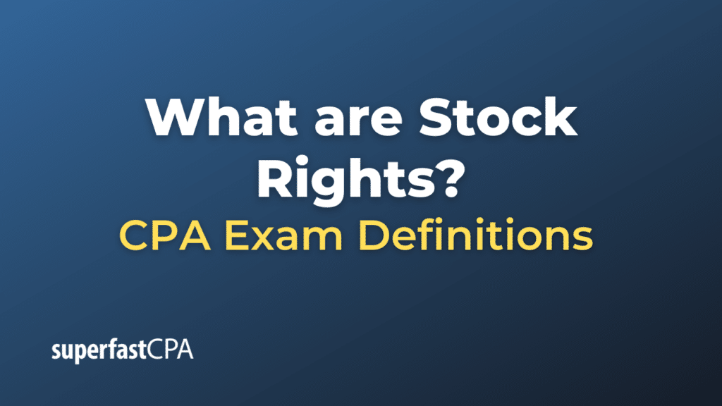 Stock Rights