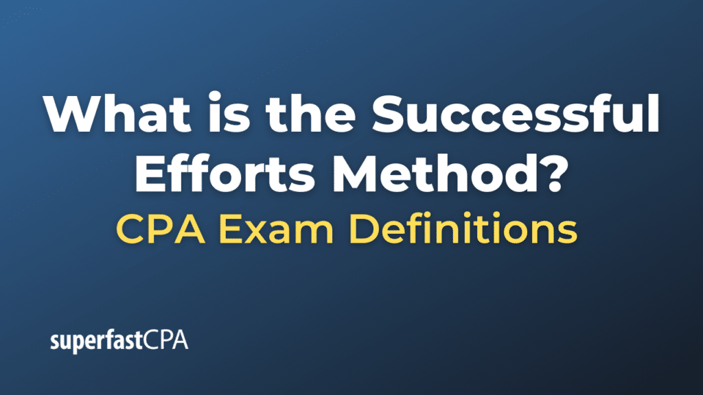 Successful Efforts Method