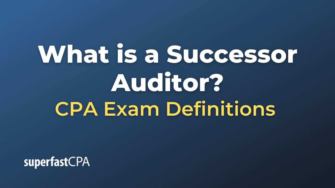 Successor Auditor