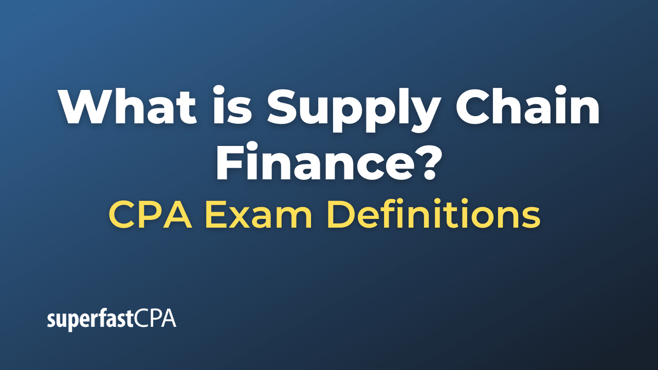 Supply Chain Finance