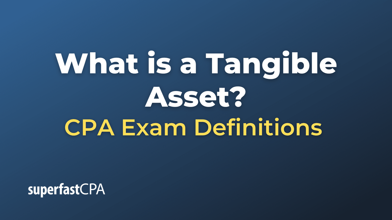 Tangible Asset
