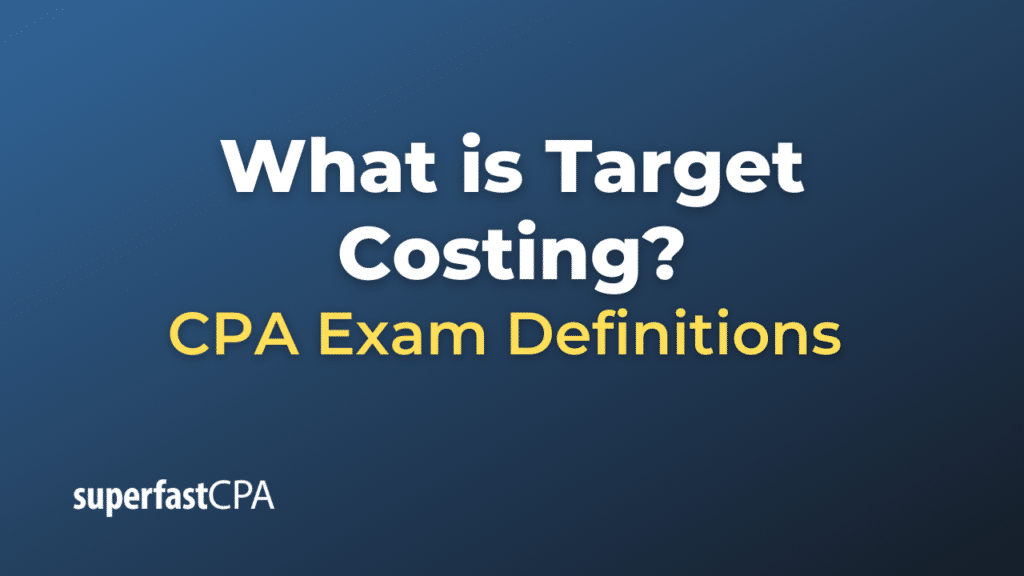 Target Costing