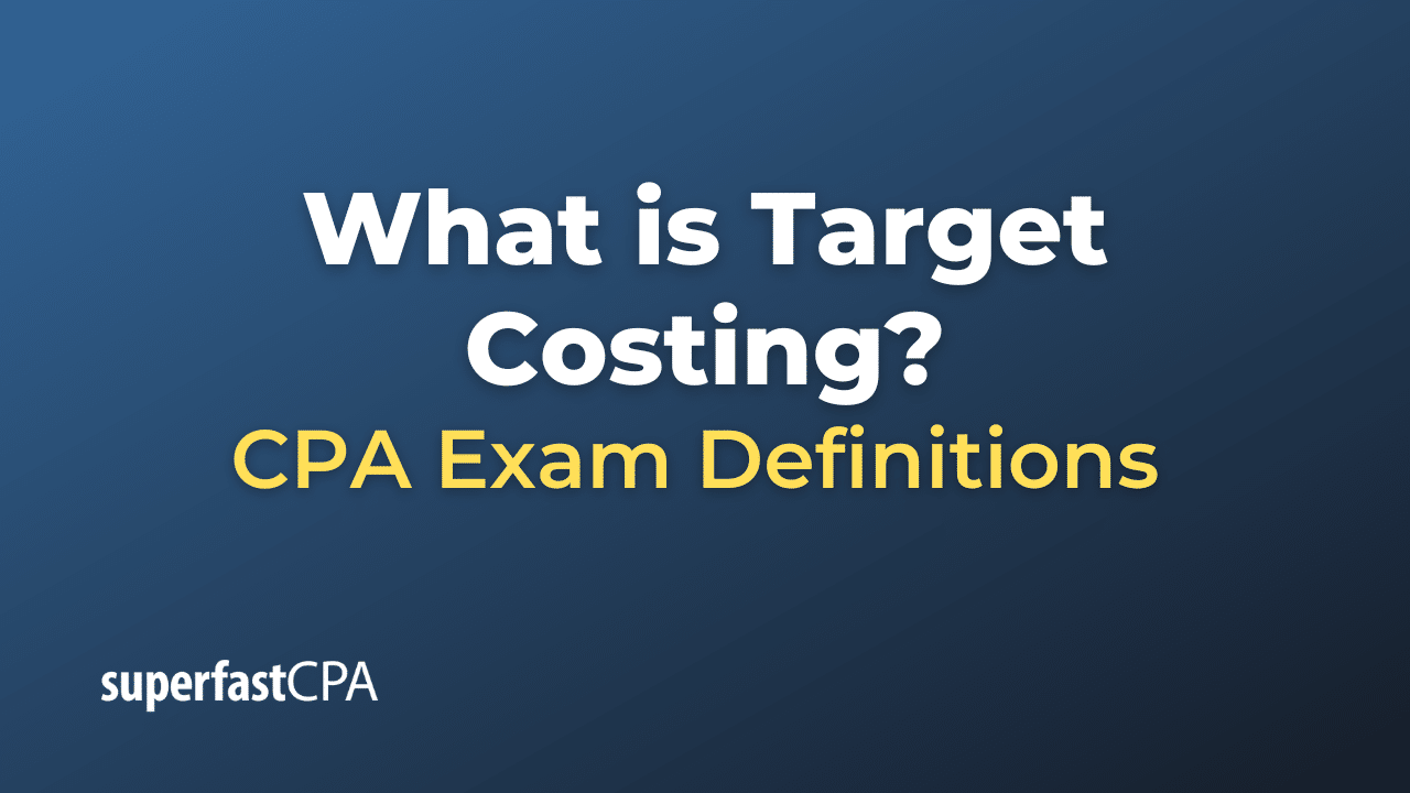 Target Costing