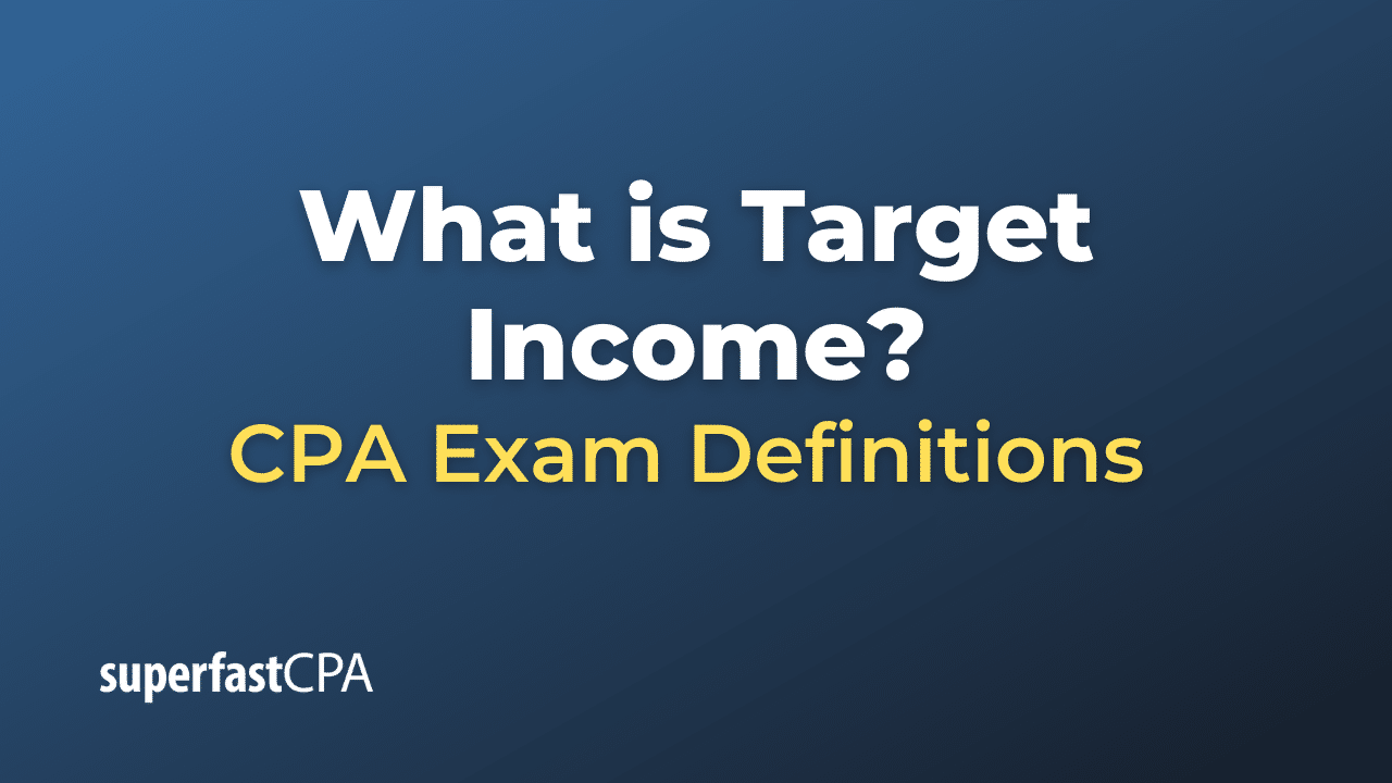 Target Income