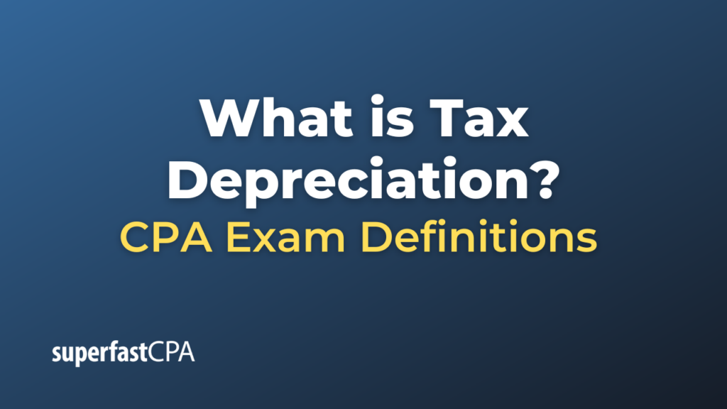 Tax Depreciation