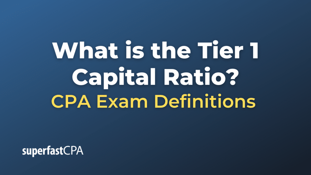 Tier 1 Capital Ratio